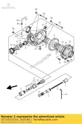 Qui puoi ordinare albero, prop posteriore da Suzuki , con numero parte 2715531G10: