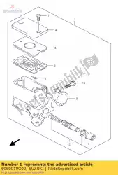 Qui puoi ordinare cilindro completo, r da Suzuki , con numero parte 6960010G00: