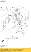 1379644E00, Suzuki, afstandhouder suzuki rmx  z dr z400e z400s z400sm rmx450z drz400e drz400sm 450 400 , Nieuw