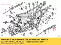 50204HM8000, Honda, caoutchouc c, montage honda  trx 250 350 400 420 500 2000 2001 2002 2003 2004 2005 2006 2007 2008 2010 2011 2012 2013 2017 2018 2019 2020, Nouveau