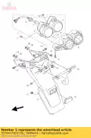 5S9H47003100, Yamaha, assy de feu arrière yamaha yw 125 2010, Nouveau