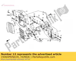 Qui puoi ordinare tubo d, acqua da Honda , con numero parte 19064MENA30:
