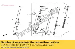 Aquí puede pedir caja, fondo de Honda , con el número de pieza 51420MCC003: