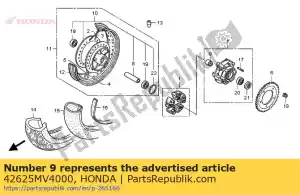 honda 42625MV4000 collar b, rr. distancia entre ruedas - Lado inferior