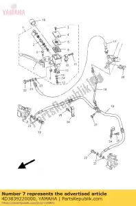 yamaha 4D3839220000 palanca 2 - Lado inferior