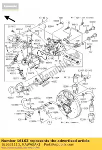 kawasaki 161631113 throttle-assy vn1500-p1 - Lado inferior