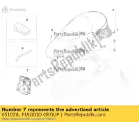 651028, Piaggio Group, conjunto de ferramentas. padrão l / jack     , Novo