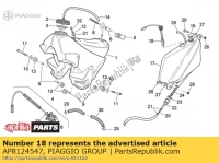 AP8124547, Aprilia, Oliereserve-indicator, Nieuw