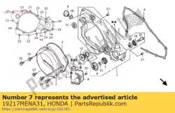 Tutaj możesz zamówić uszczelnienie mechaniczne od Honda , z numerem części 19217MENA31: