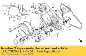 Honda 19217MENA31 sello mecánico - Lado inferior