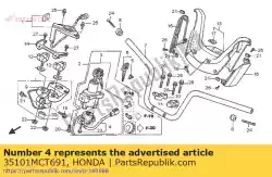 Qui puoi ordinare comp. Base, contatto da Honda , con numero parte 35101MCT691: