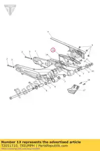 triumph T2051710 zestaw cz??ci zamiennych listwa cierna - Dół