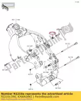 922101390, Kawasaki, tuerca, castillo, 18 mm zx636-b1h kawasaki  zx 600 1000 2003 2004 2005 2006 2007 2008 2009 2010 2011 2012 2013 2014 2015 2016 2017 2018 2019 2020, Nuevo