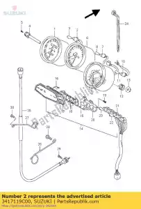 suzuki 3417119C00 socket - Bottom side