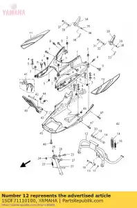 yamaha 1SDF71110100 stand main - Bottom side