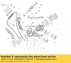 Aprilia 1A017119, Bord, OEM: Aprilia 1A017119