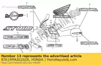 87610MAJG20ZB, Honda, nessuna descrizione disponibile honda st 1100 1996 1997, Nuovo