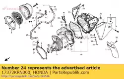 Tutaj możesz zamówić rurka a, odpowietrznik od Honda , z numerem części 17372KRN000: