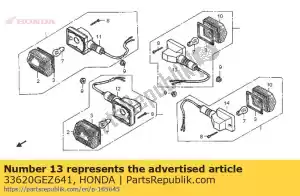 honda 33620GEZ641 base comp., r. rr. clignotant - La partie au fond