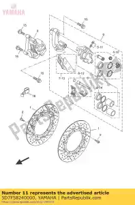 yamaha 5D7F58240000 screw bleed - Bottom side