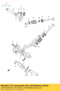 Suzuki 1291203H10 válvula, escape - Lado inferior