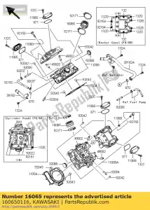 kawasaki 160650116 soporte-carburador kvf650fcs - Lado inferior