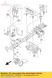 Here you can order the washer, plate from Yamaha, with part number 902010504200: