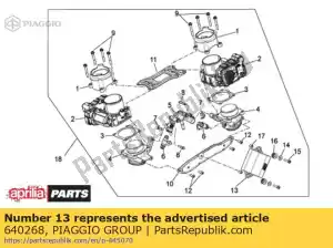 Piaggio Group 640268 ecu - Parte inferior