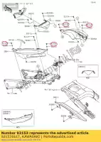 921531617, Kawasaki, perno, casquillo, 6x12 kawasaki zx10r ninja j z  d klz versys a zzr b eversion sx e k c f performance sport black edition h2r p anniversary h2 n sugomi special version abs zr800 zx1400 zx1000 h zzr1400 z1000 zx 10r z800 bds dds ads cds bef def z800e zx14r brembo ohlins z900rs z, Nuevo