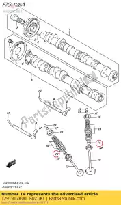 suzuki 1291917K00 uszczelka, trzpie? zaworu - Dół