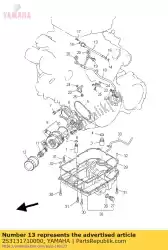 Ici, vous pouvez commander le tuyau, livraison 2 auprès de Yamaha , avec le numéro de pièce 2S3131710000: