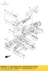 Ici, vous pouvez commander le bras arrière comp. Auprès de Yamaha , avec le numéro de pièce 1D7221100100: