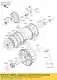 Embrayage à disques en fonctionnement Kawasaki 131870023