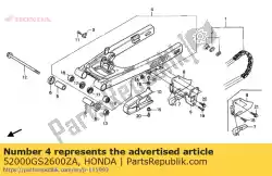 geen beschrijving beschikbaar op dit moment van Honda, met onderdeel nummer 52000GS2600ZA, bestel je hier online: