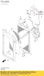 Qui puoi ordinare distanziatore, calore shi da Suzuki , con numero parte 0918006360: