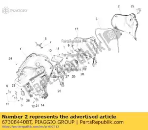 Piaggio Group 67308440BT aba - Lado inferior