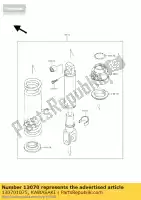 130701075, Kawasaki, guide, printemps kawasaki kx  b d klr a kdx c kl650 kdx200 kdx250 kx250 kx500 klr500 klr650 tengai 500 250 650 200 , Nouveau