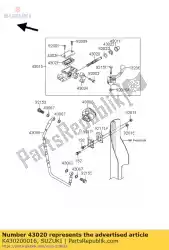 Here you can order the piston,brake from Suzuki, with part number K430200016: