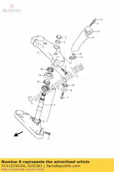 Here you can order the bracket,under from Suzuki, with part number 5141039G40: