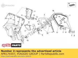 Piaggio Group AP8179307 cover. grey - Bottom side