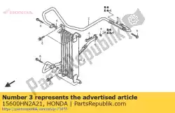 Here you can order the no description available at the moment from Honda, with part number 15600HN2A21: