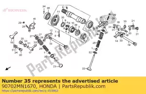 honda 90702MN1670 pino-guia, 10x20 - Lado inferior