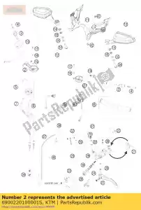 ktm 6900220100001S clip-on r/s 09 - Bottom side