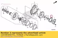 15439KWW741, Honda, guarnizione, coperchio filtro olio (nichias) honda  110 125 2018 2019, Nuovo