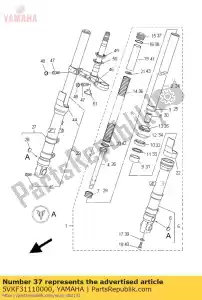 yamaha 5VKF31110000 boulon, capuchon - La partie au fond