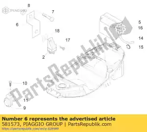 Piaggio Group 581573 square - Bottom side