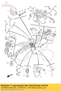 yamaha 1SM8591A8100 unité de commande du moteur - La partie au fond