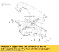 67543100DE, Piaggio Group, Wtyczka prawoskr?tna     , Nowy