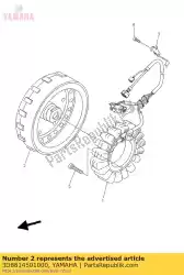 Ici, vous pouvez commander le ensemble rotor auprès de Yamaha , avec le numéro de pièce 3D8814501000: