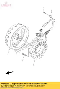 yamaha 3D8814501000 ensemble rotor - La partie au fond